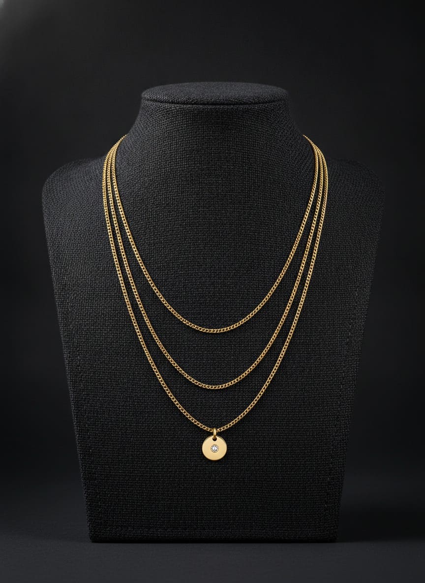 Gold Layered Chain Necklace